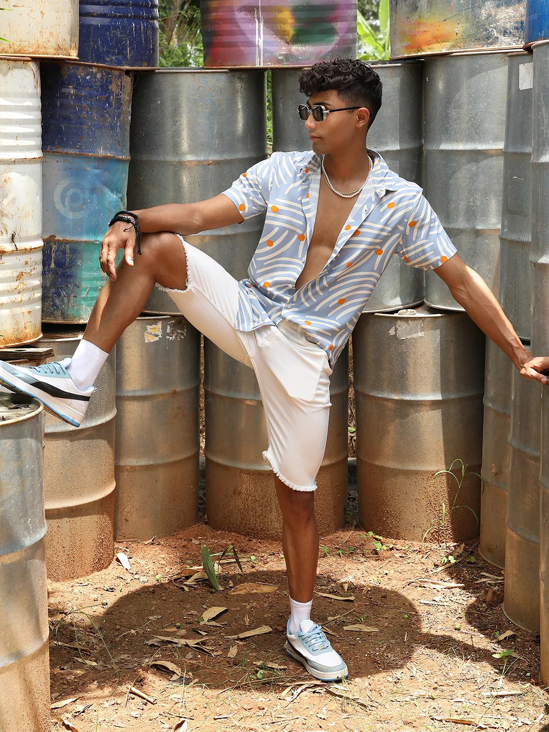 Abstract Print Shirt - Image 6