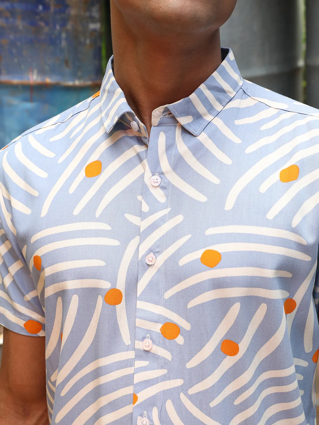 Abstract Print Shirt - Image 7