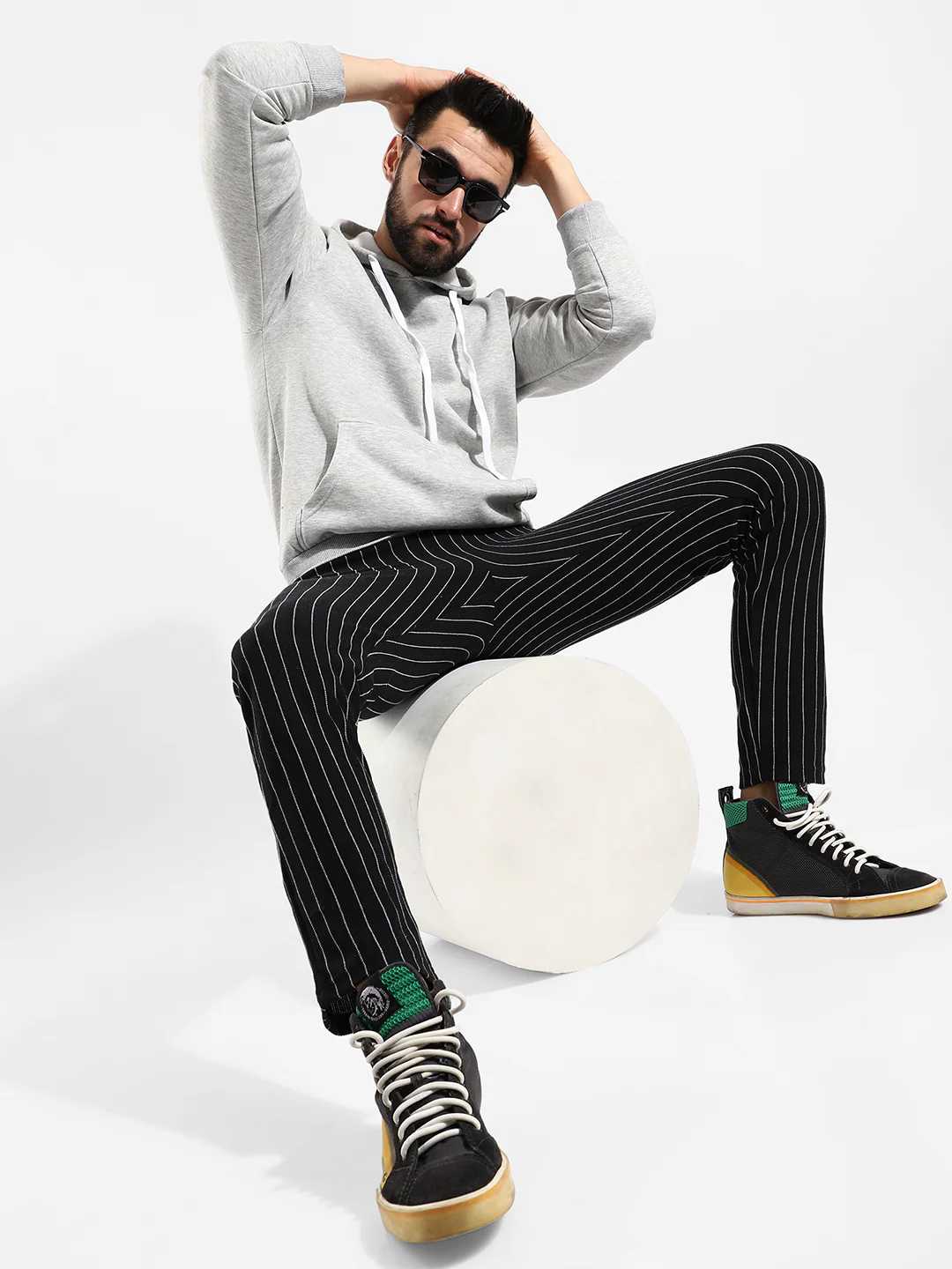Cotton Solid Regular Fit Tracksuit For Casual Wear - Image 5
