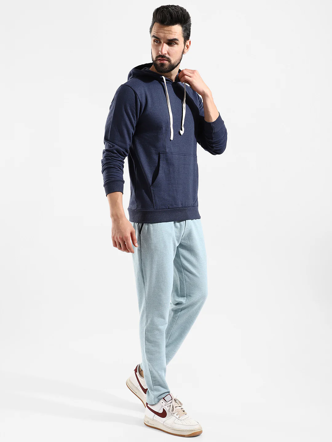 Cotton Solid Regular Fit Tracksuit For Casual Wear - Image 3