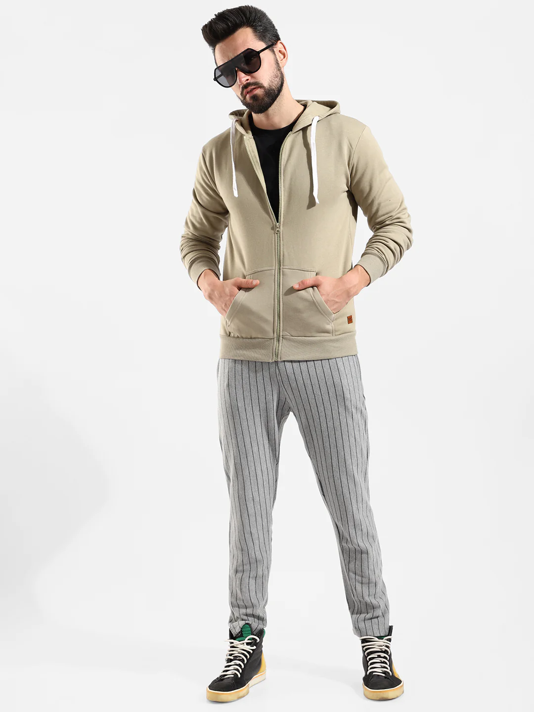 Cotton Solid Regular Fit Tracksuit For Casual Wear - Image 2