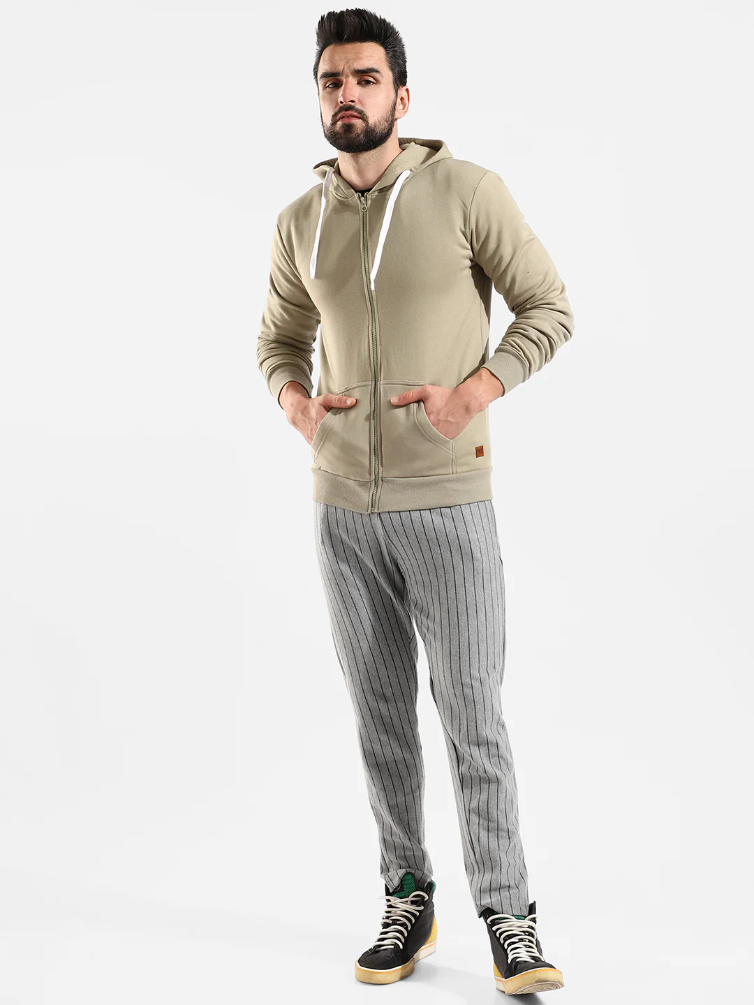 Cotton Solid Regular Fit Tracksuit For Casual Wear - Image 5