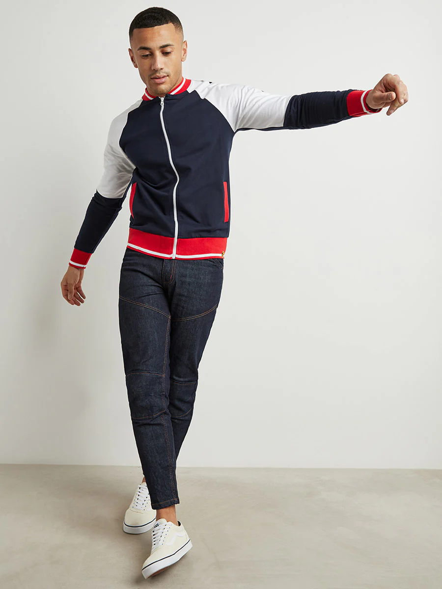 Zip-Front Jacket With Raglan Sleeve - Image 4
