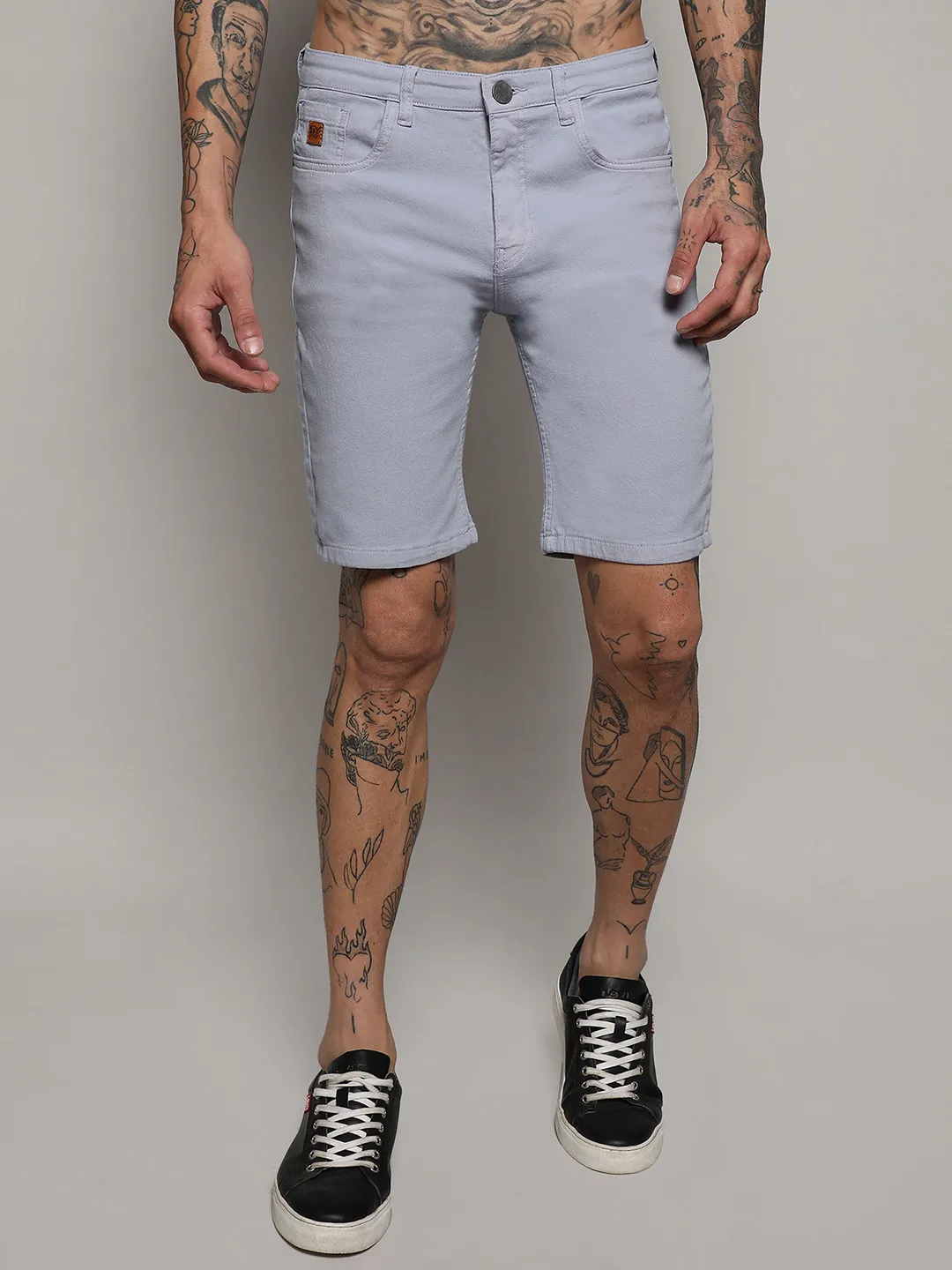 Chino Denim Shorts - Image 2