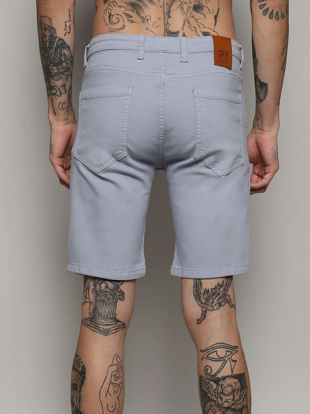 Chino Denim Shorts - Image 4