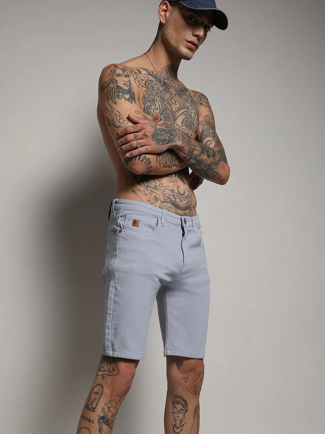 Chino Denim Shorts - Image 5