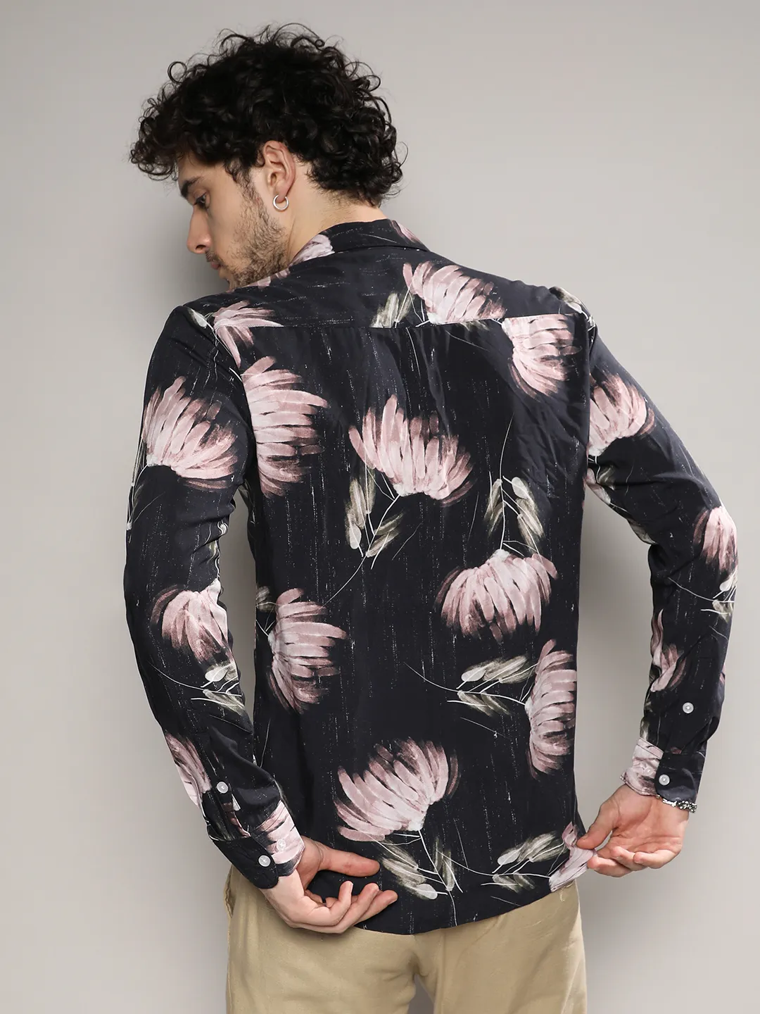Ecoliva Flora Bloom Strokes Shirt - Image 4
