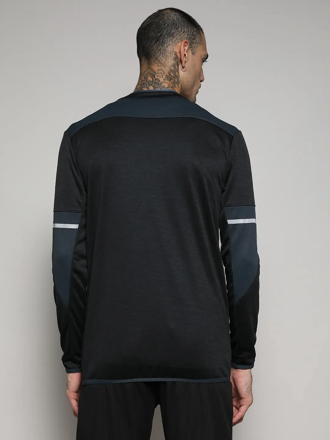 Heathered Activewear Jacket With Contrast Detail - Image 4