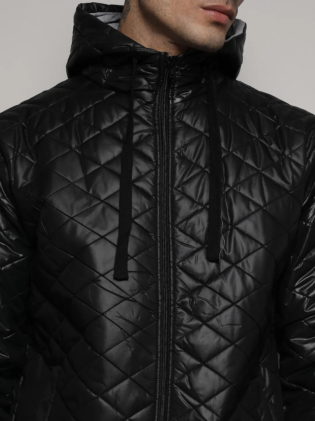 Quilted Puffer Jacket With Zip-Closure - Image 7