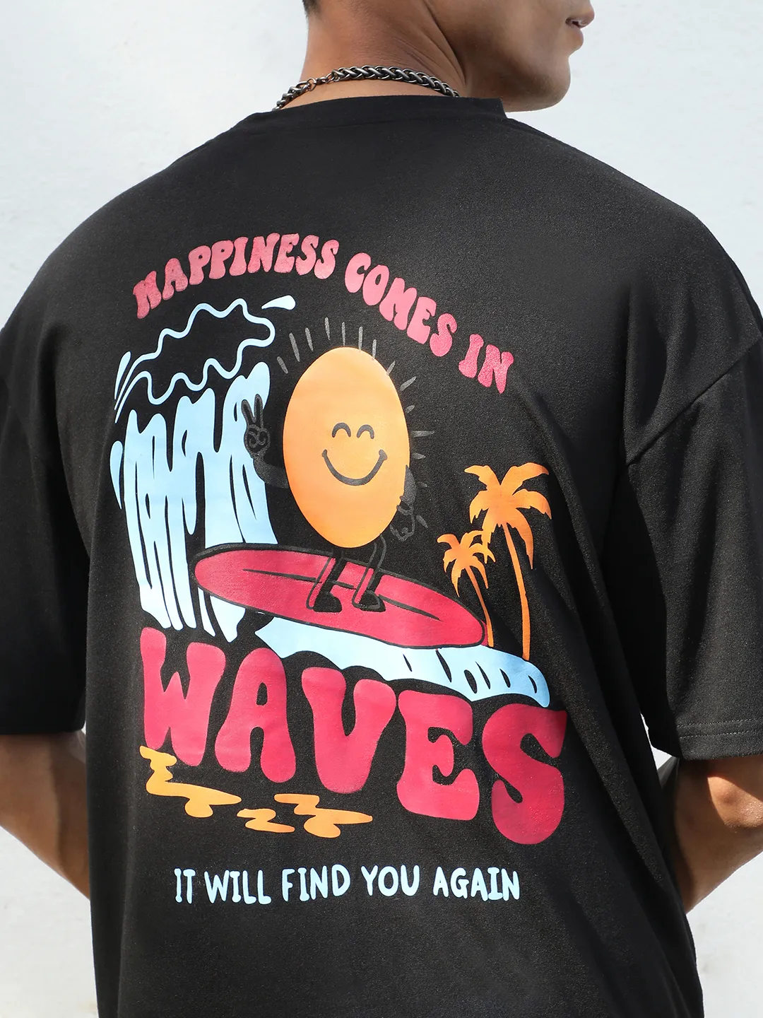 Oversized Happy Waves Co-Ord Set - Image 5