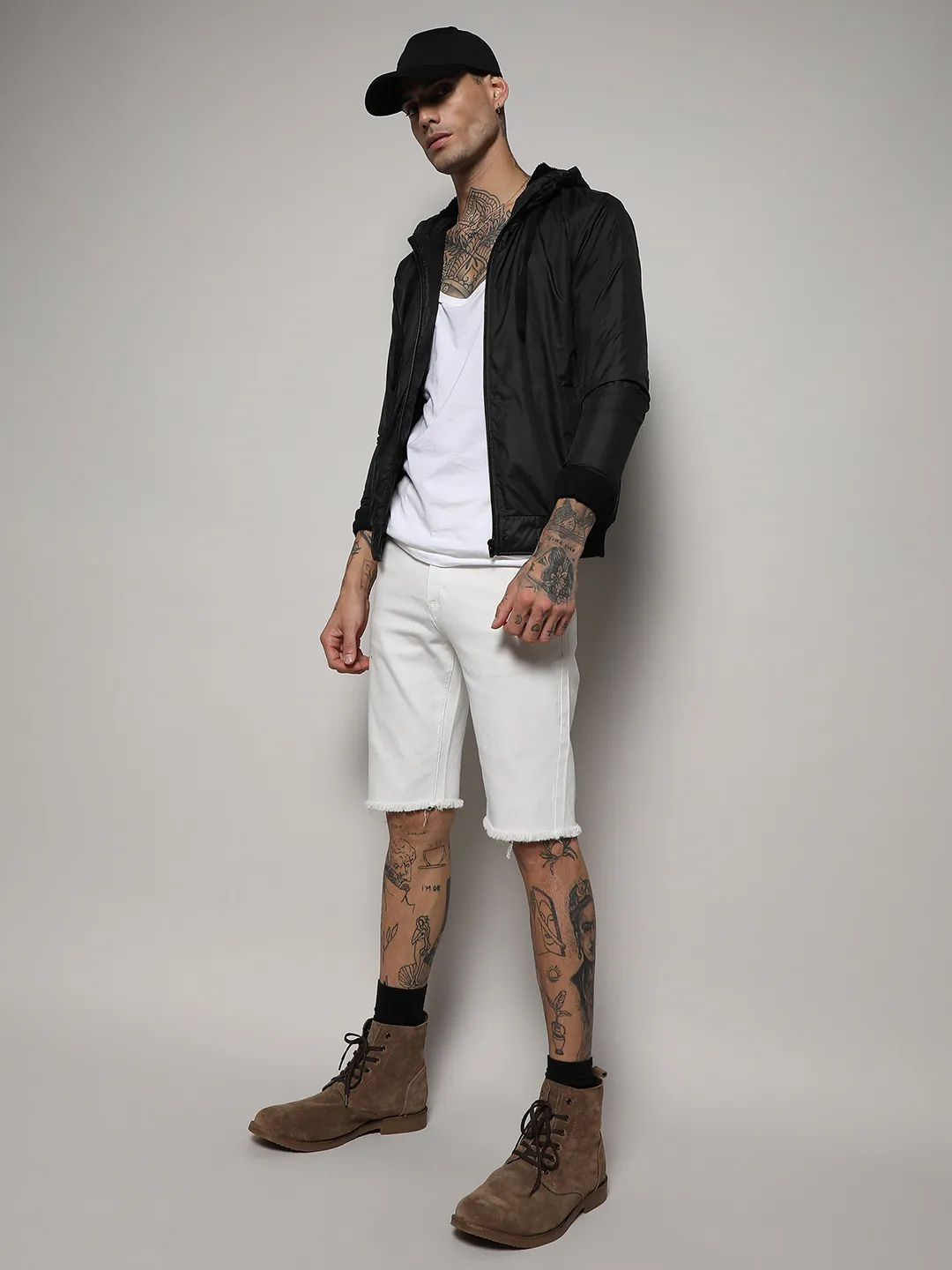 Zip-Front Jacket With Ribbed Hem - Image 6