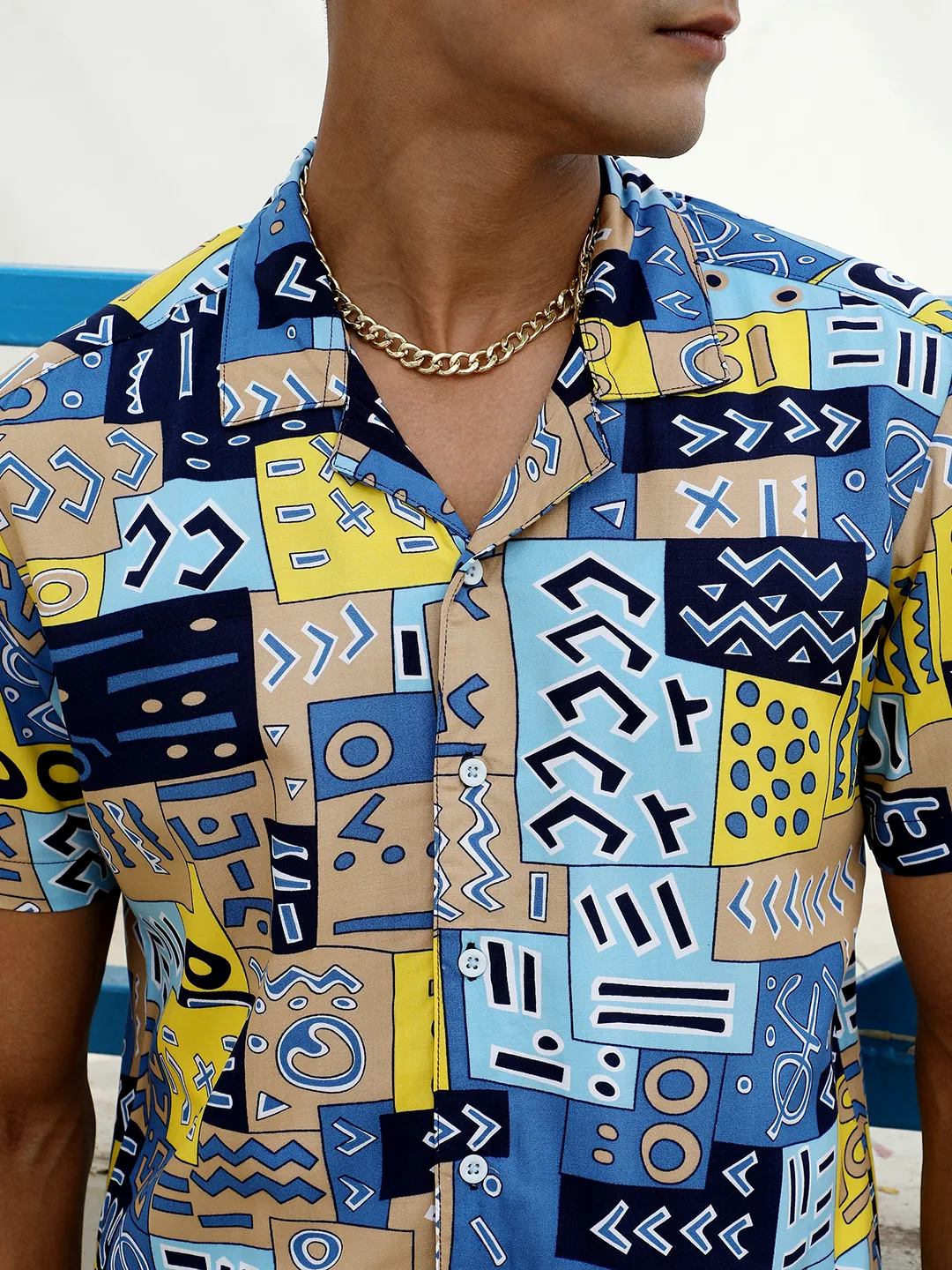 Aztec Print Shirt - Image 7
