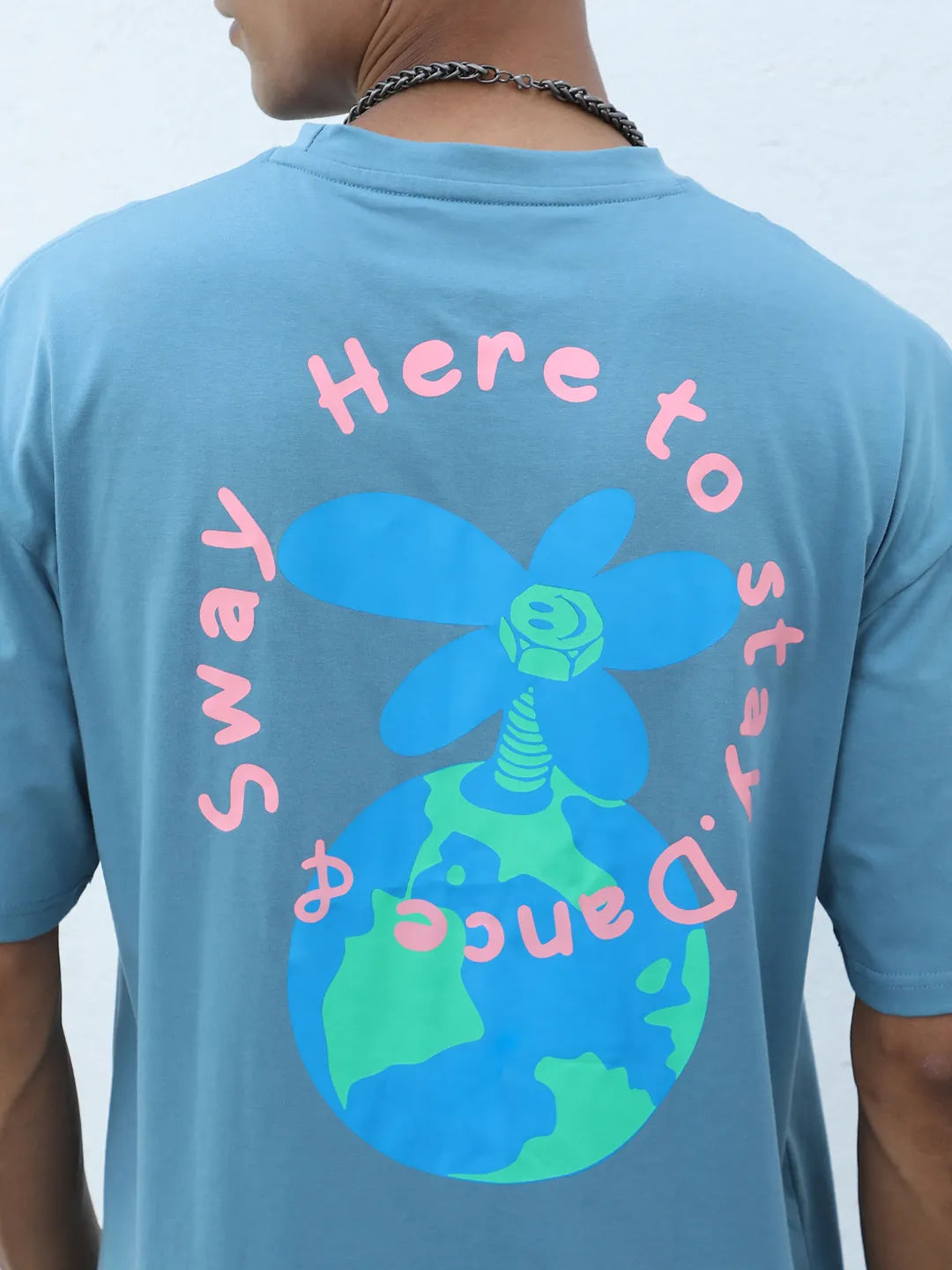 Blue Oversized Braindead Co-Ord Set - Image 5