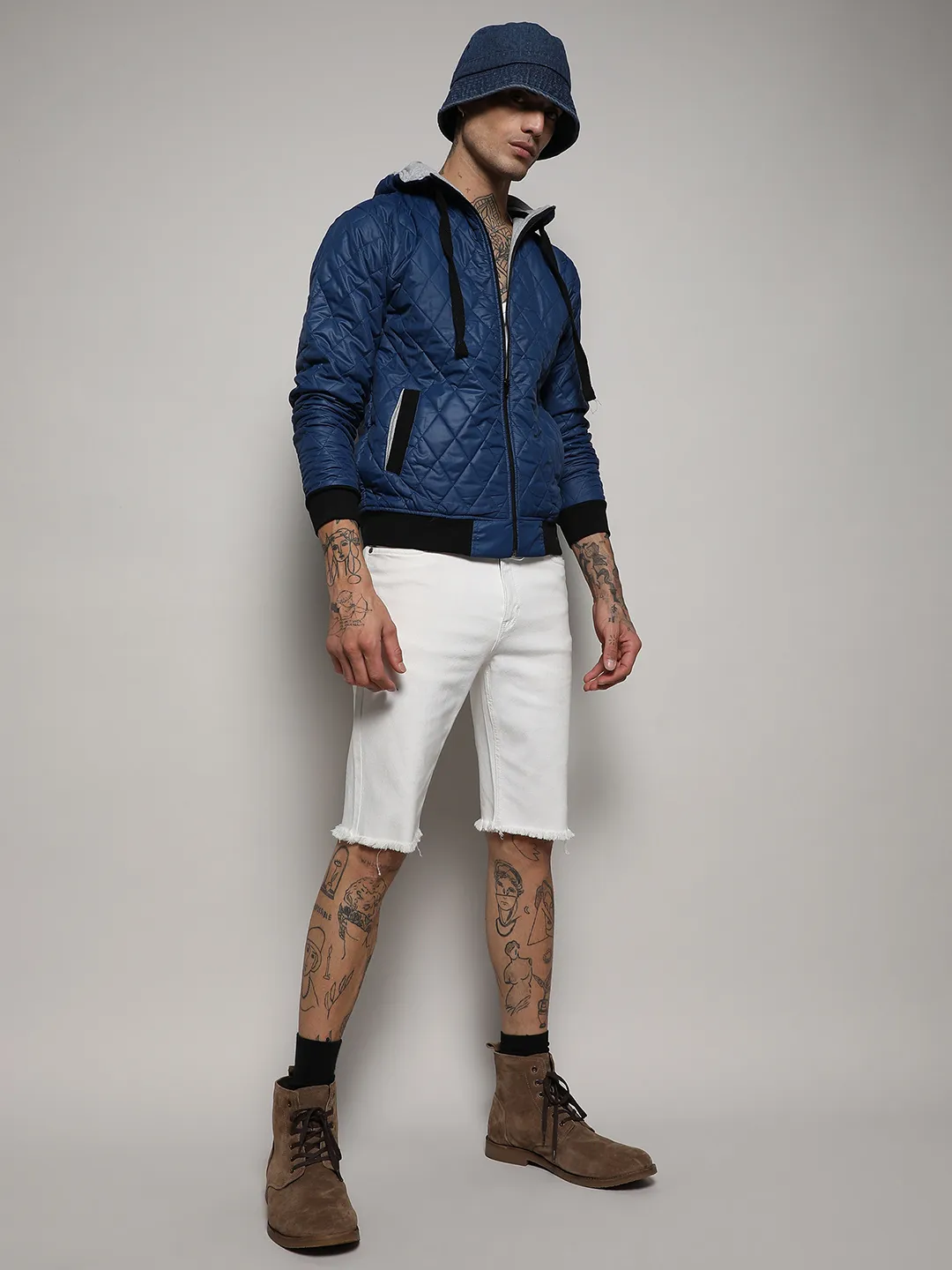 Quilted Puffer Jacket With Zip-Closure - Image 6