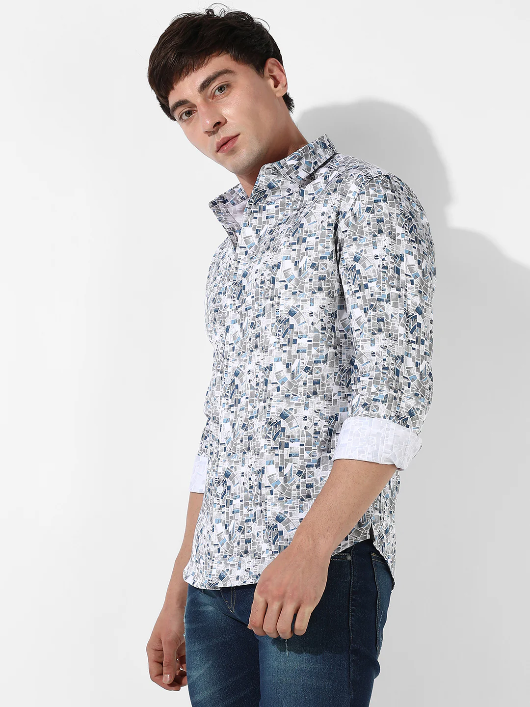 Abstract Cotton Shirt - Image 3