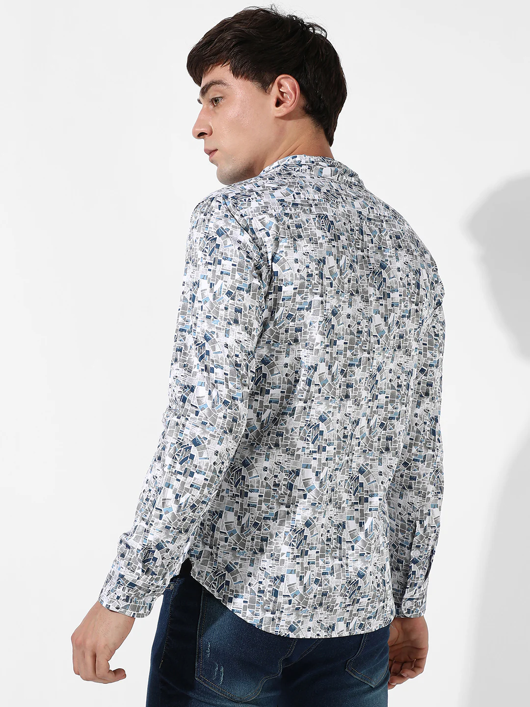 Abstract Cotton Shirt - Image 4