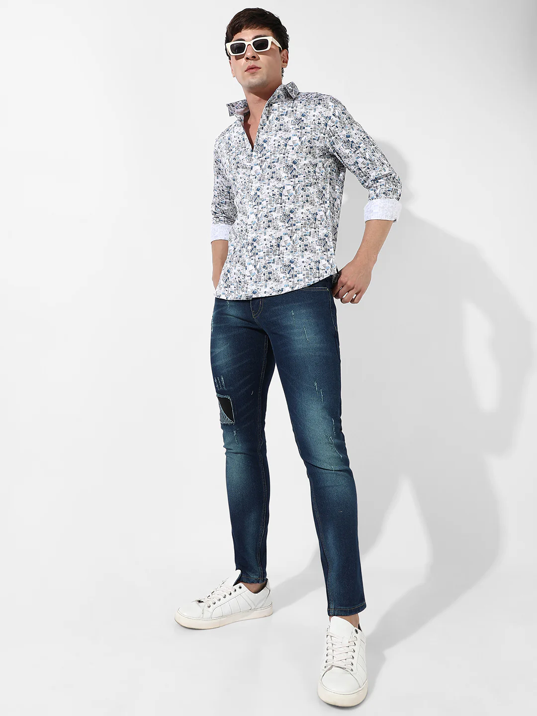 Abstract Cotton Shirt - Image 6