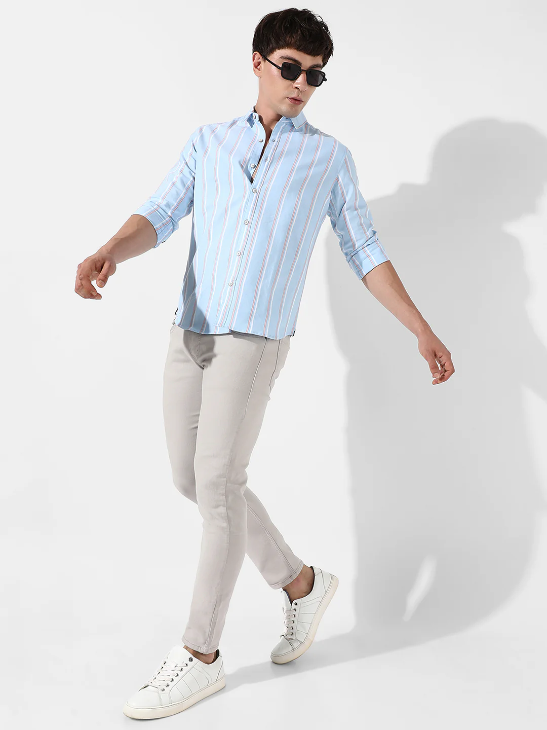 Striped Cotton Shirt - Image 6