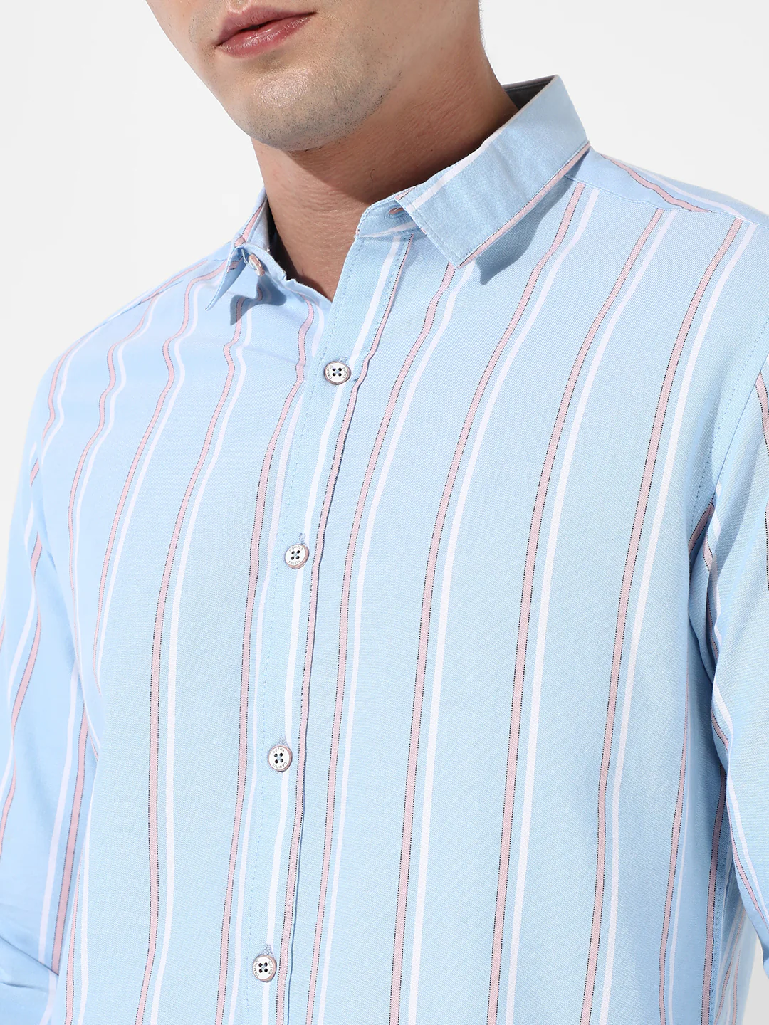 Striped Cotton Shirt - Image 7