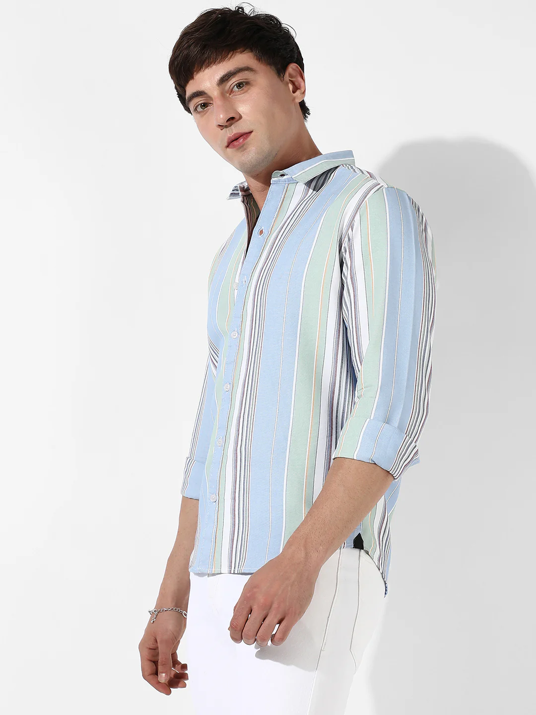 Striped Cotton Shirt - Image 3