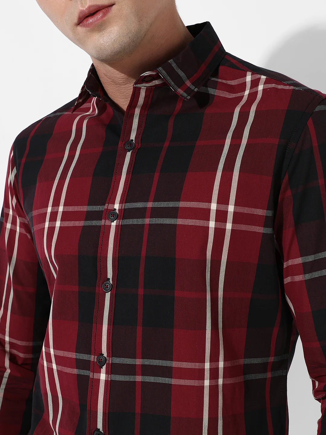 Cotton Plaid Shirt - Image 7