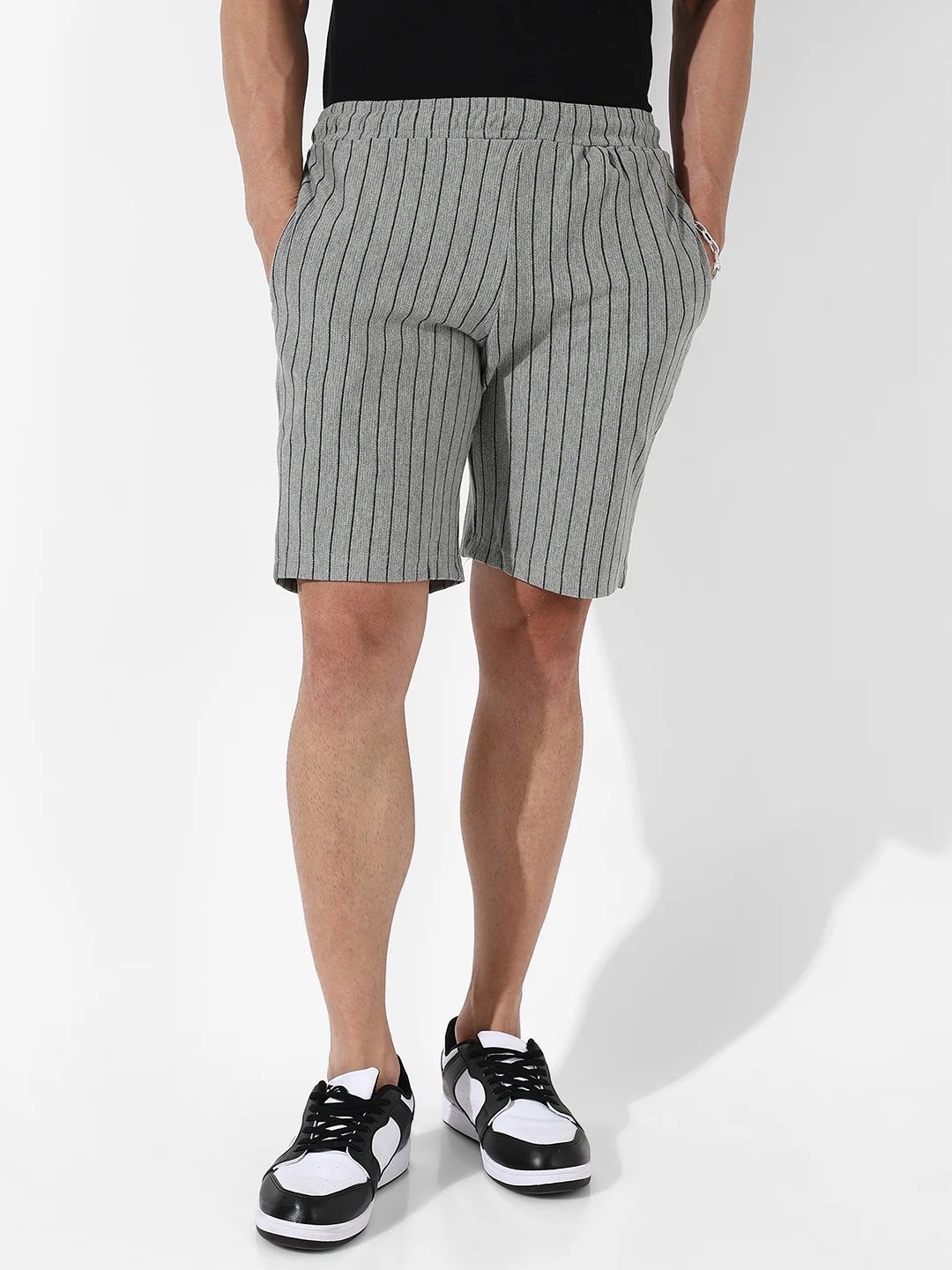 Pinstriped Shorts - Image 2