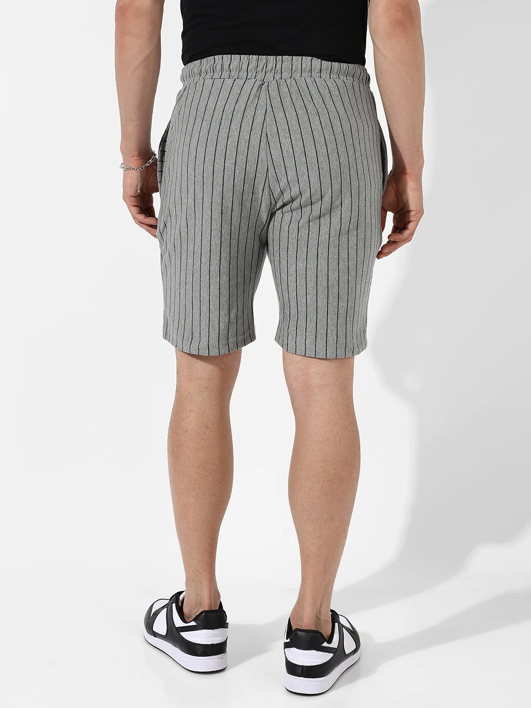 Pinstriped Shorts - Image 4