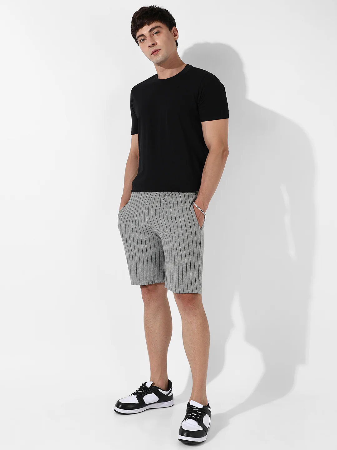 Pinstriped Shorts - Image 5
