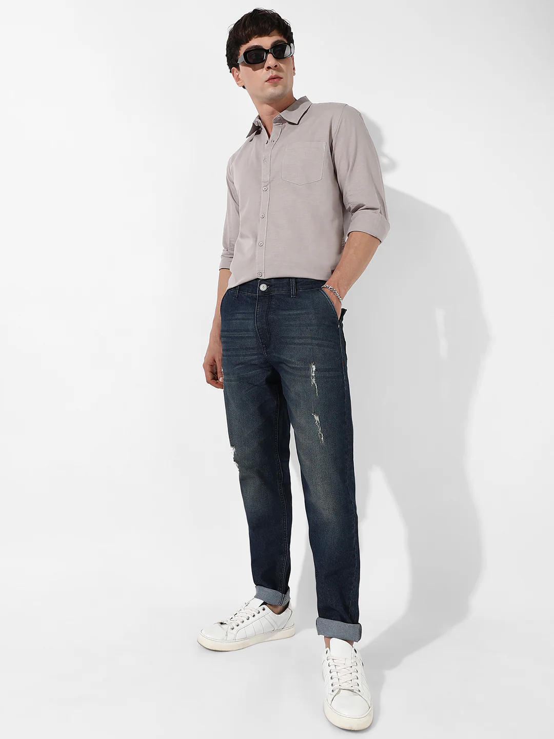 Carrot Fit Denim Jeans - Image 6