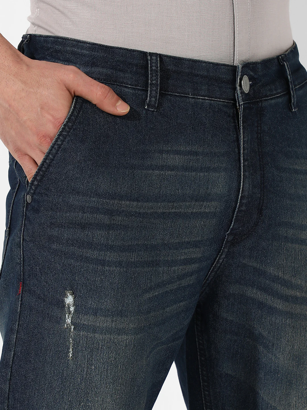 Carrot Fit Denim Jeans - Image 7