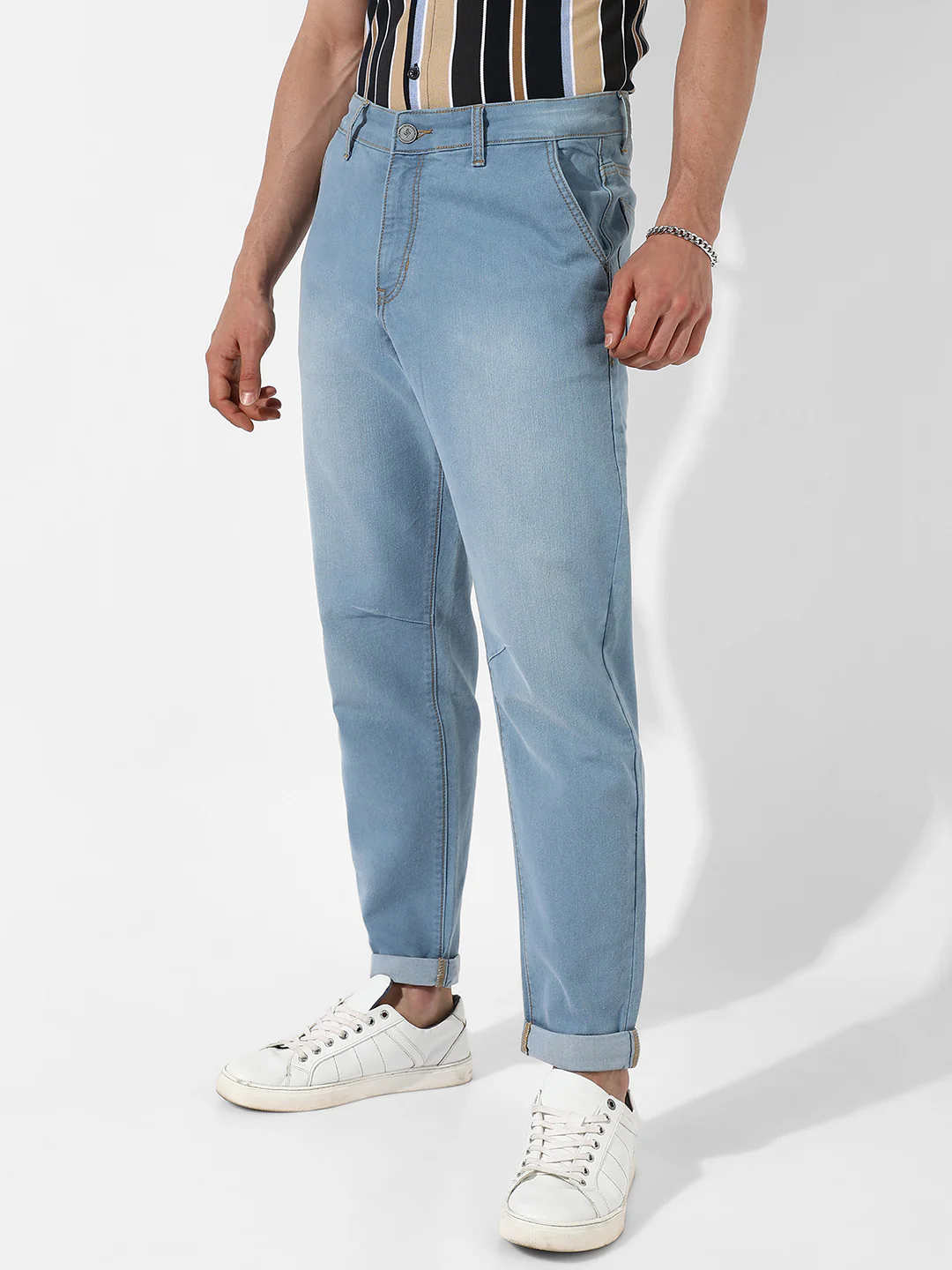 Carrot Fit Denim Jeans - Image 3