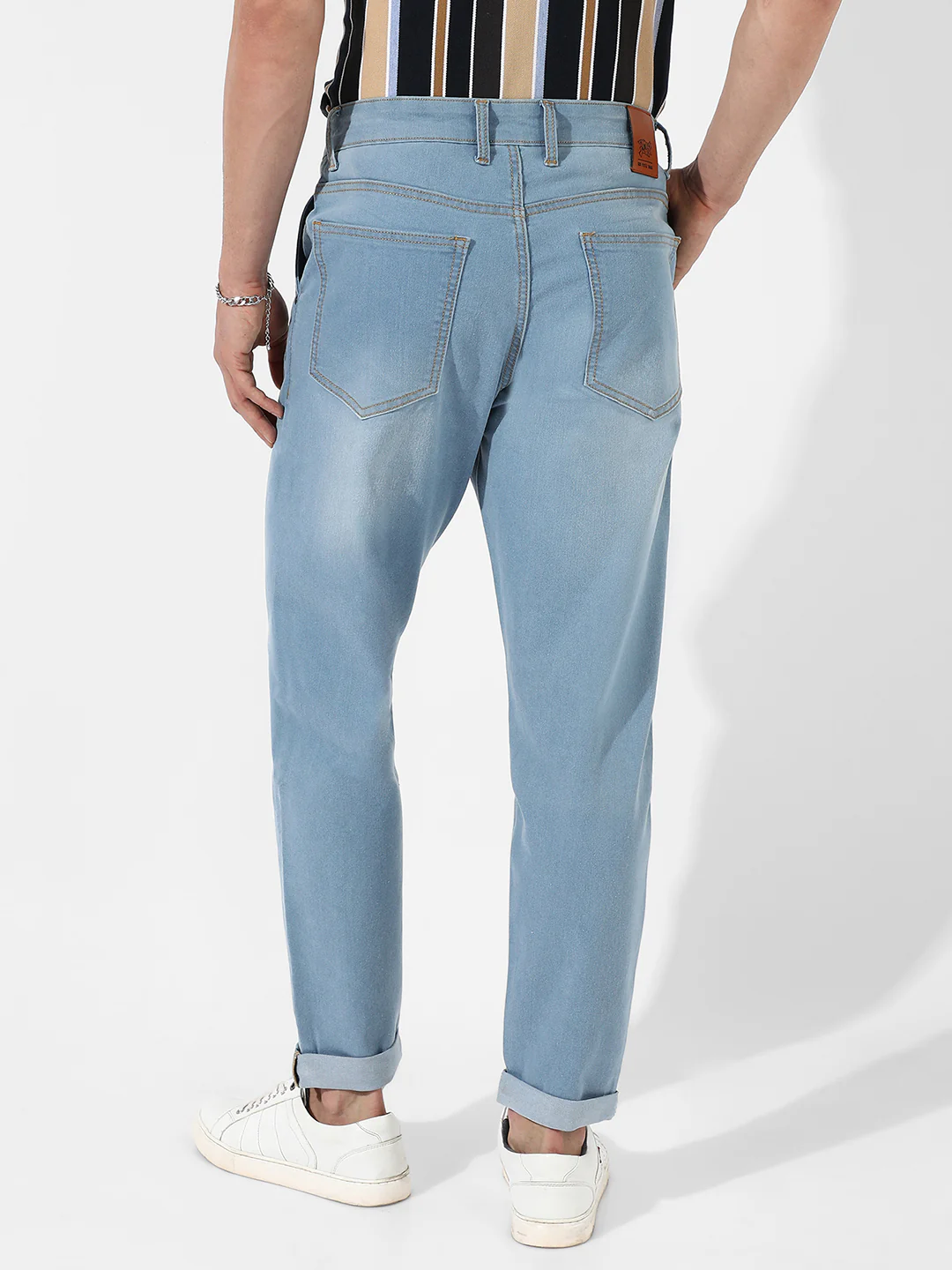 Carrot Fit Denim Jeans - Image 4