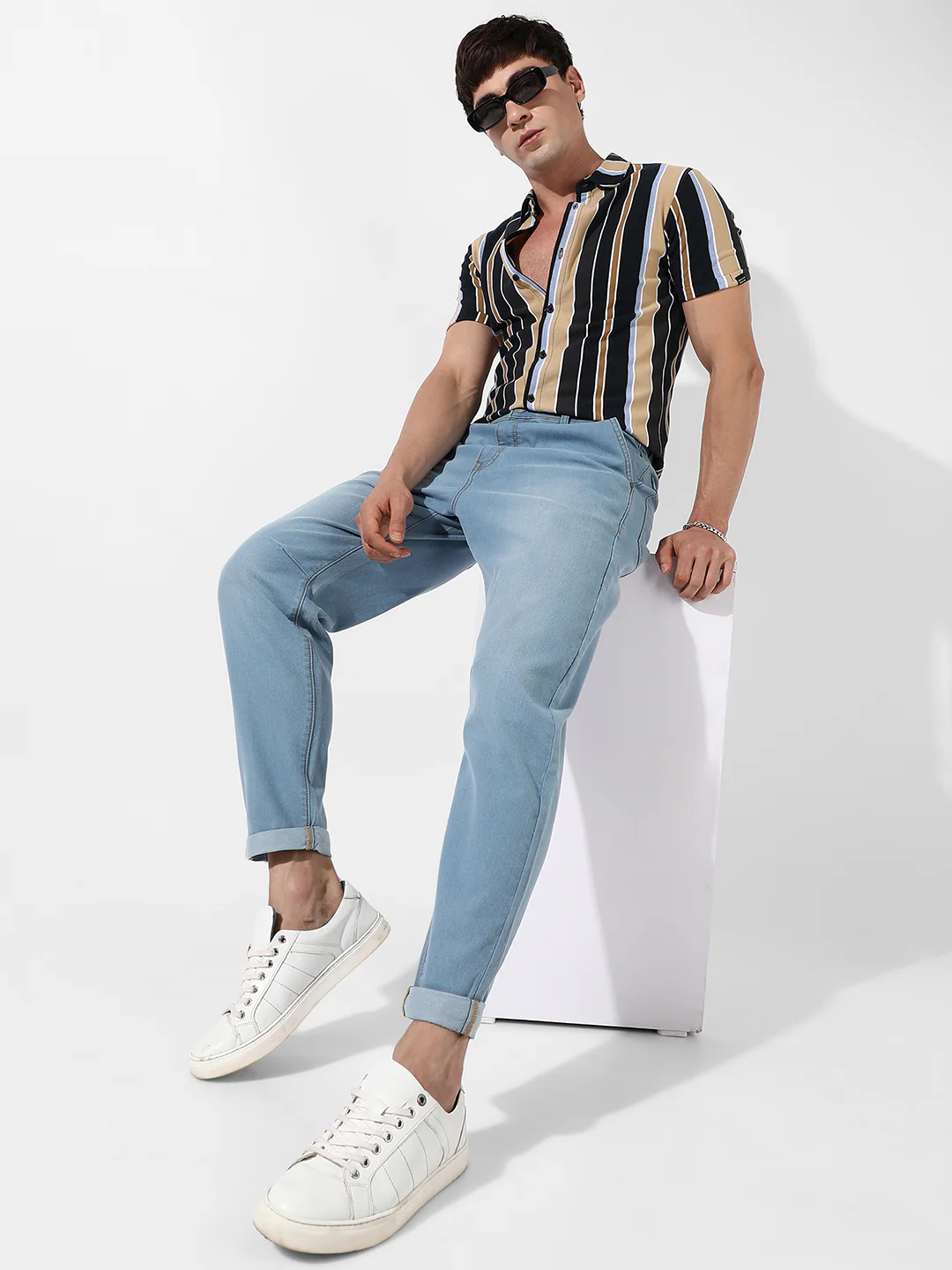 Carrot Fit Denim Jeans - Image 6