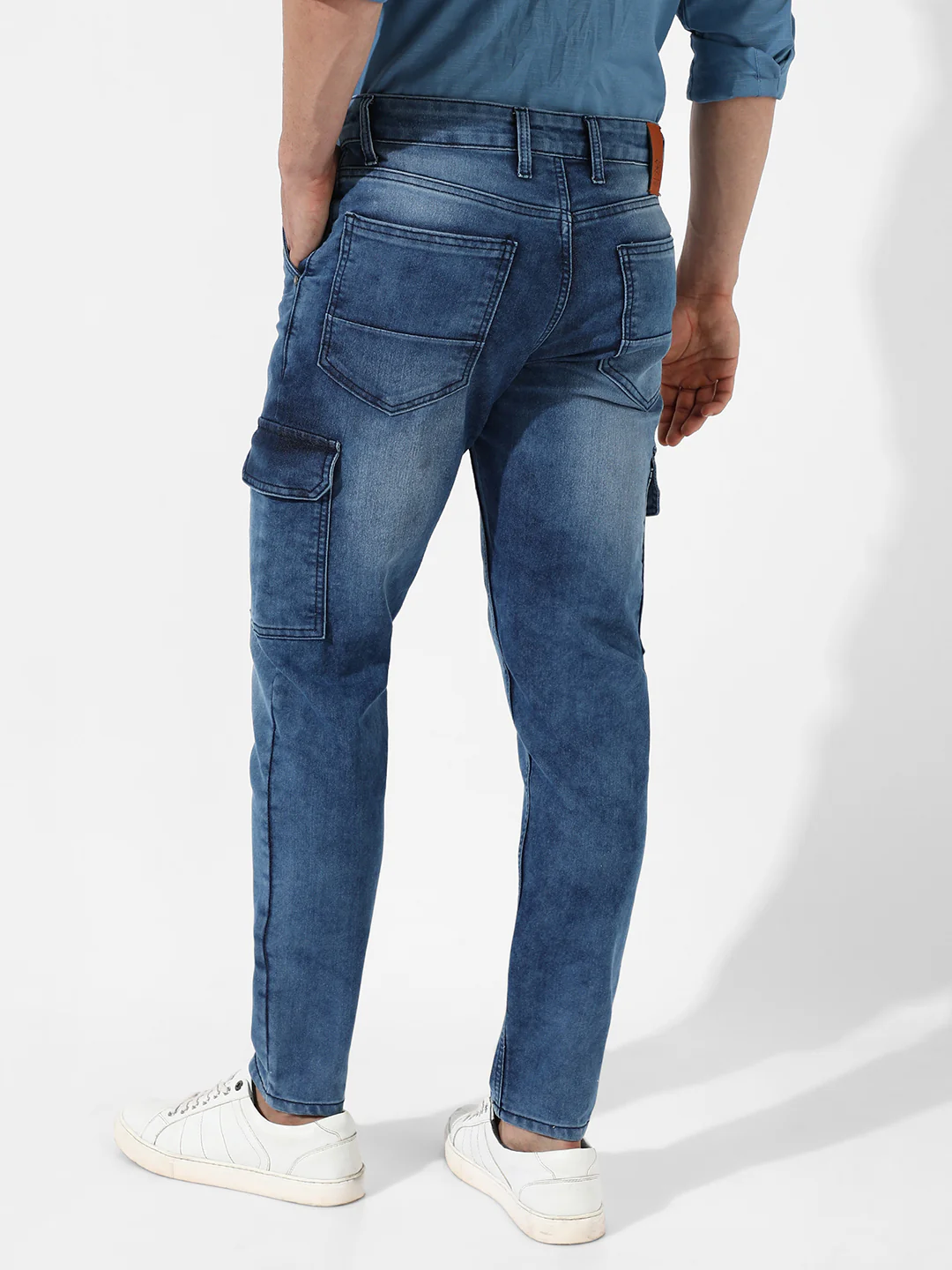 Cargo Denim Jeans - Image 4