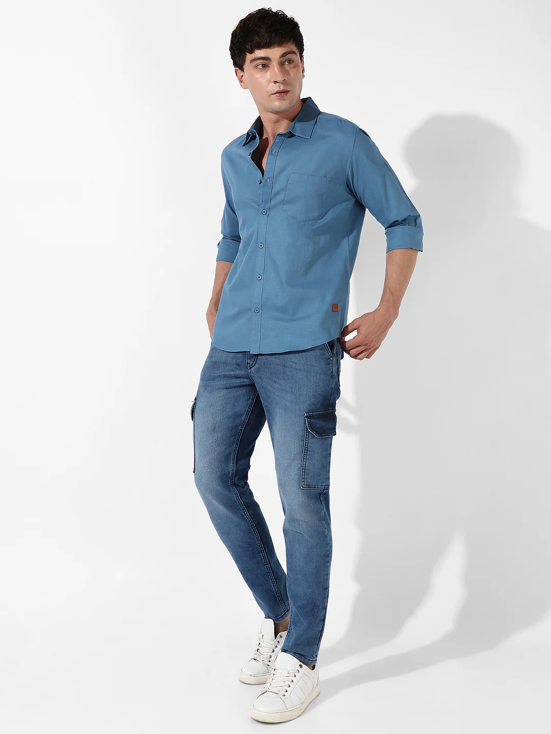 Cargo Denim Jeans - Image 5