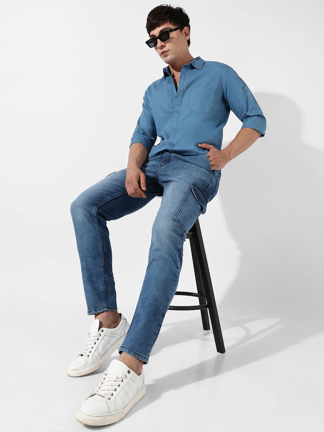Cargo Denim Jeans - Image 6