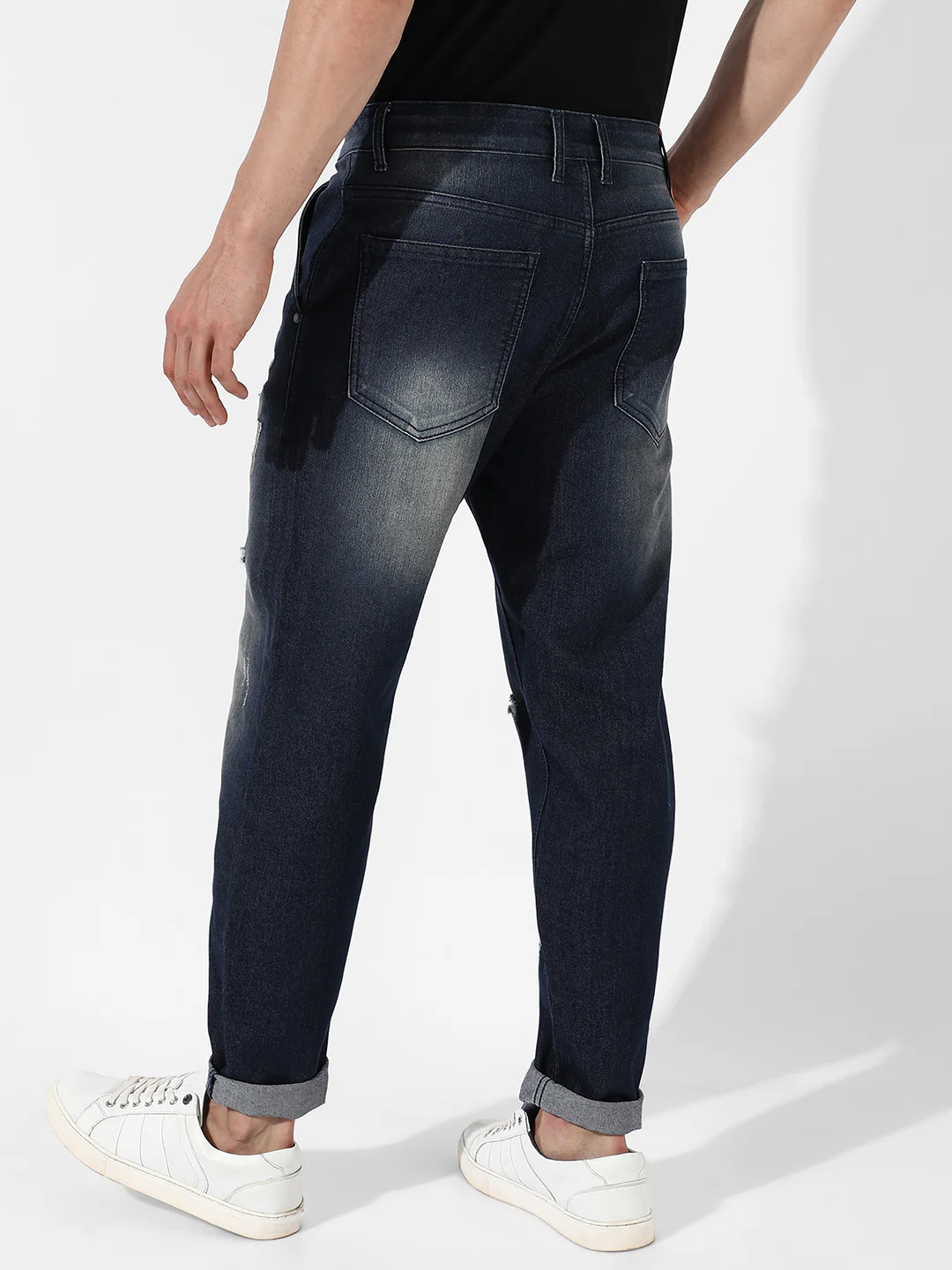 Ripped Denim Jeans - Image 4