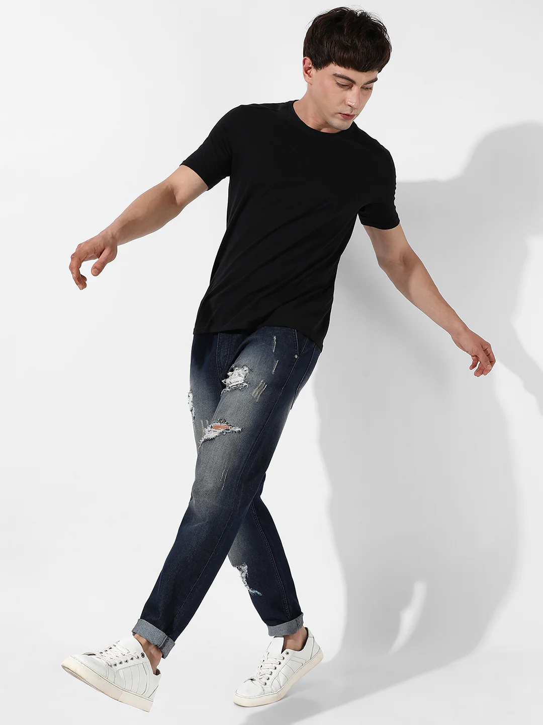Ripped Denim Jeans - Image 5