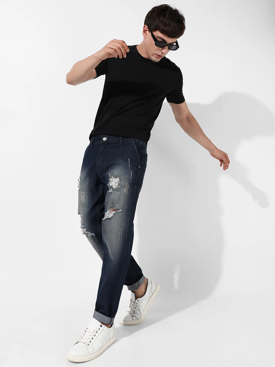 Ripped Denim Jeans - Image 6