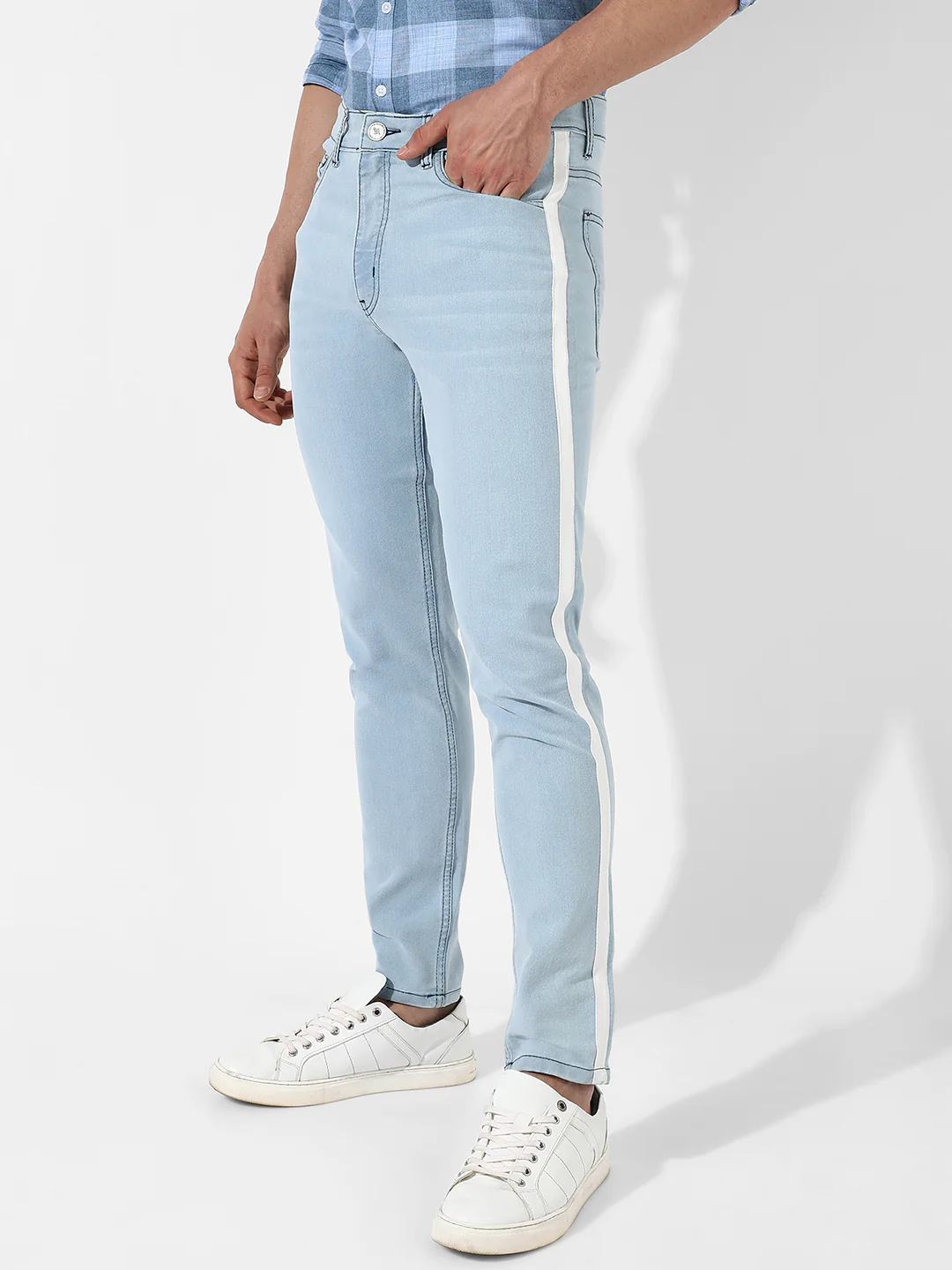 Tapered Denim Jeans - Image 2