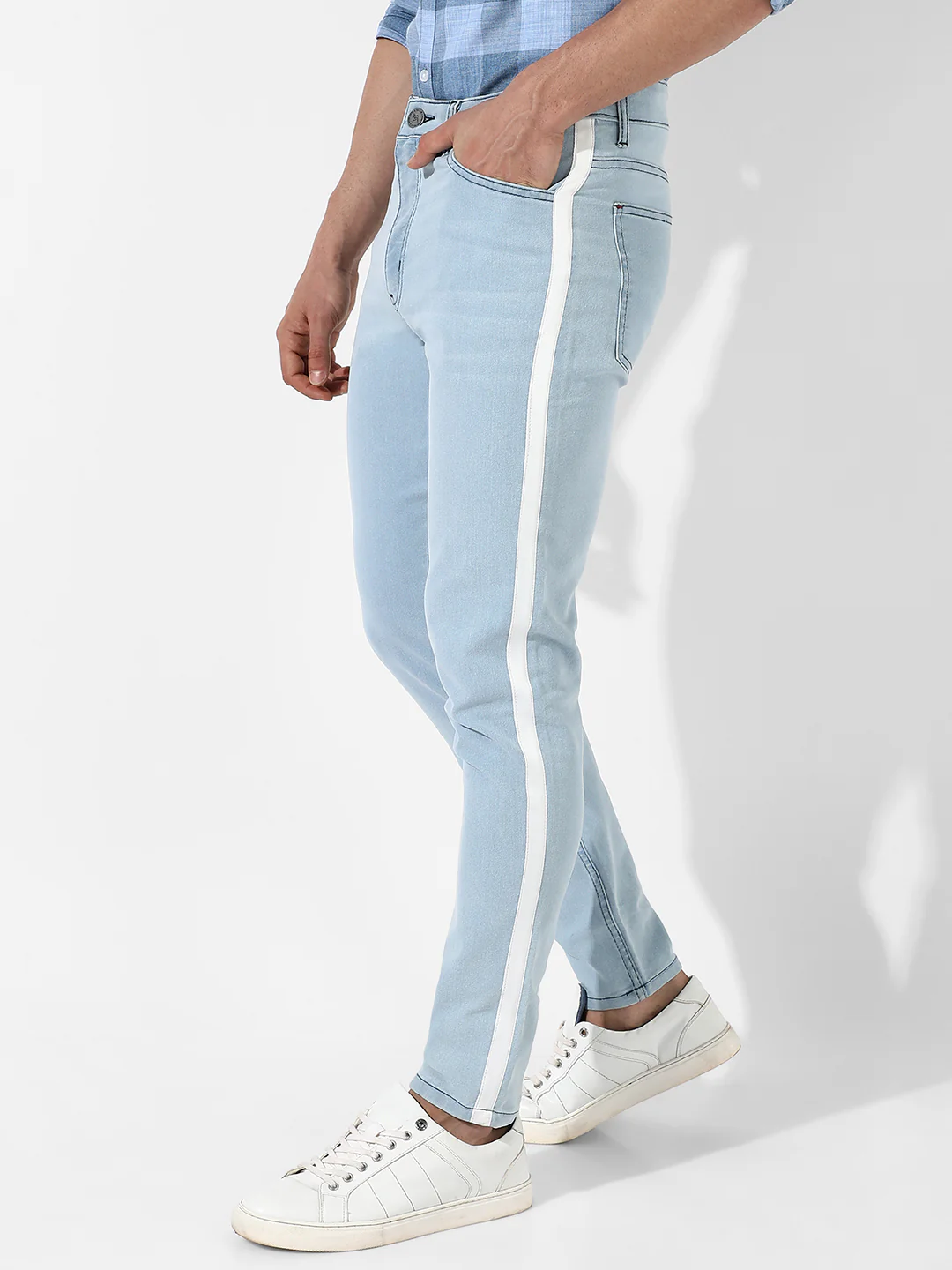 Tapered Denim Jeans - Image 3
