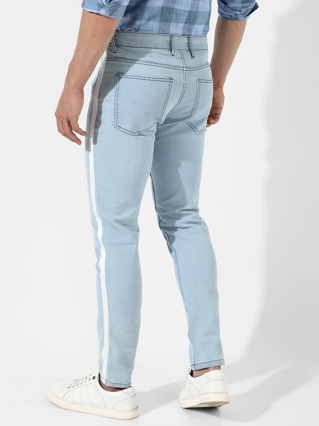 Tapered Denim Jeans - Image 4