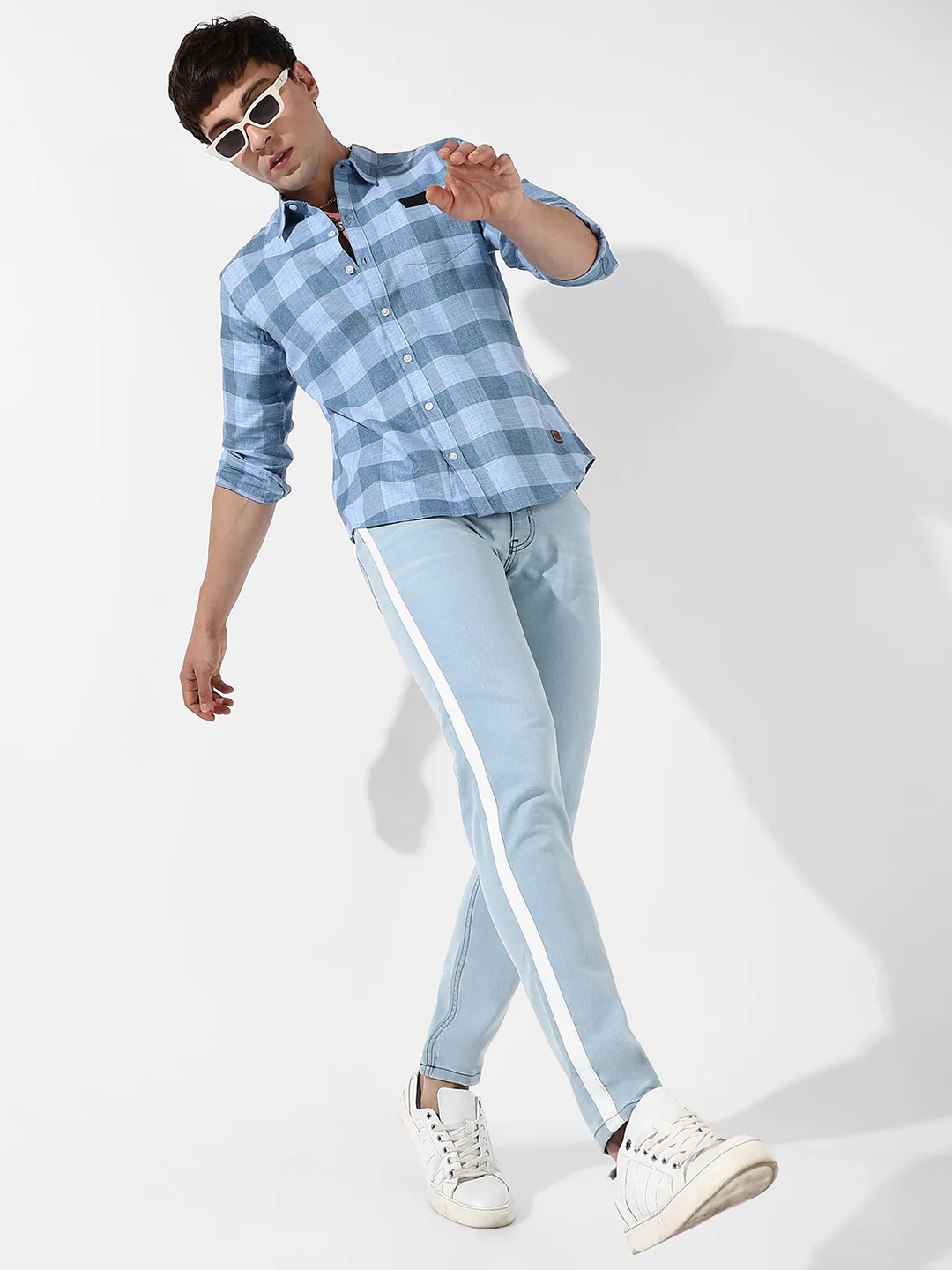 Tapered Denim Jeans - Image 6