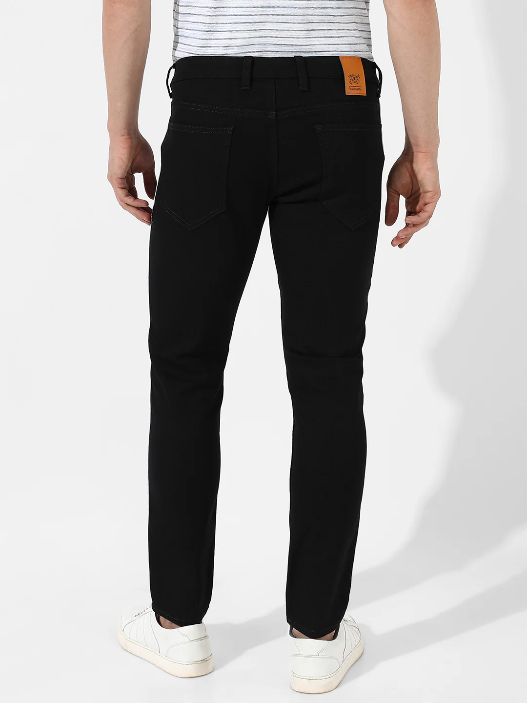 Tapered Denim Jeans - Image 4