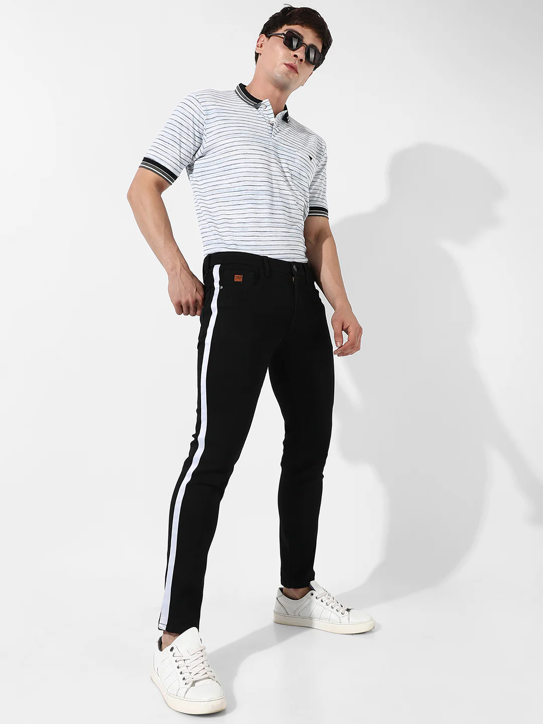 Tapered Denim Jeans - Image 6
