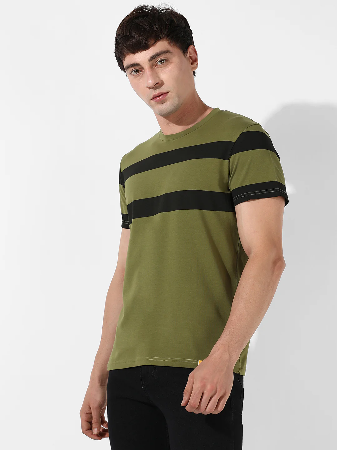 Contrast Stripes T-Shirt - Image 3