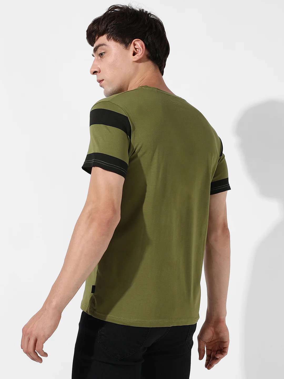 Contrast Stripes T-Shirt - Image 4