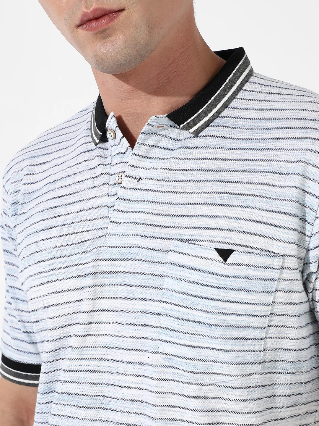 Striped Polo T-Shirt - Image 7