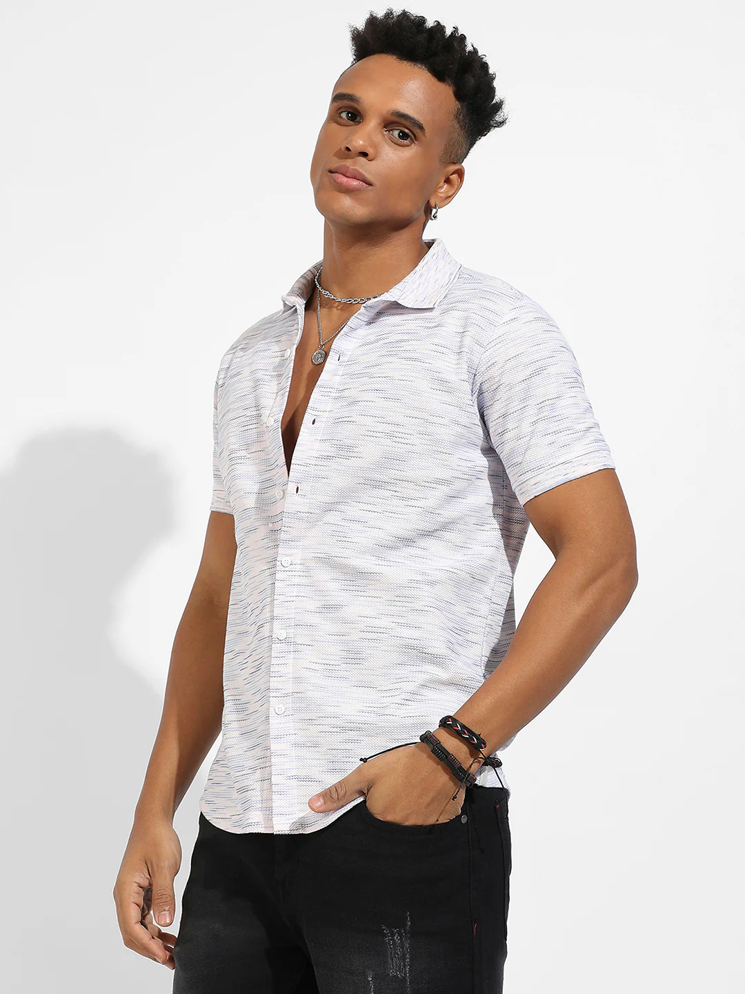 Honeycomb Knit Shirt - Image 3