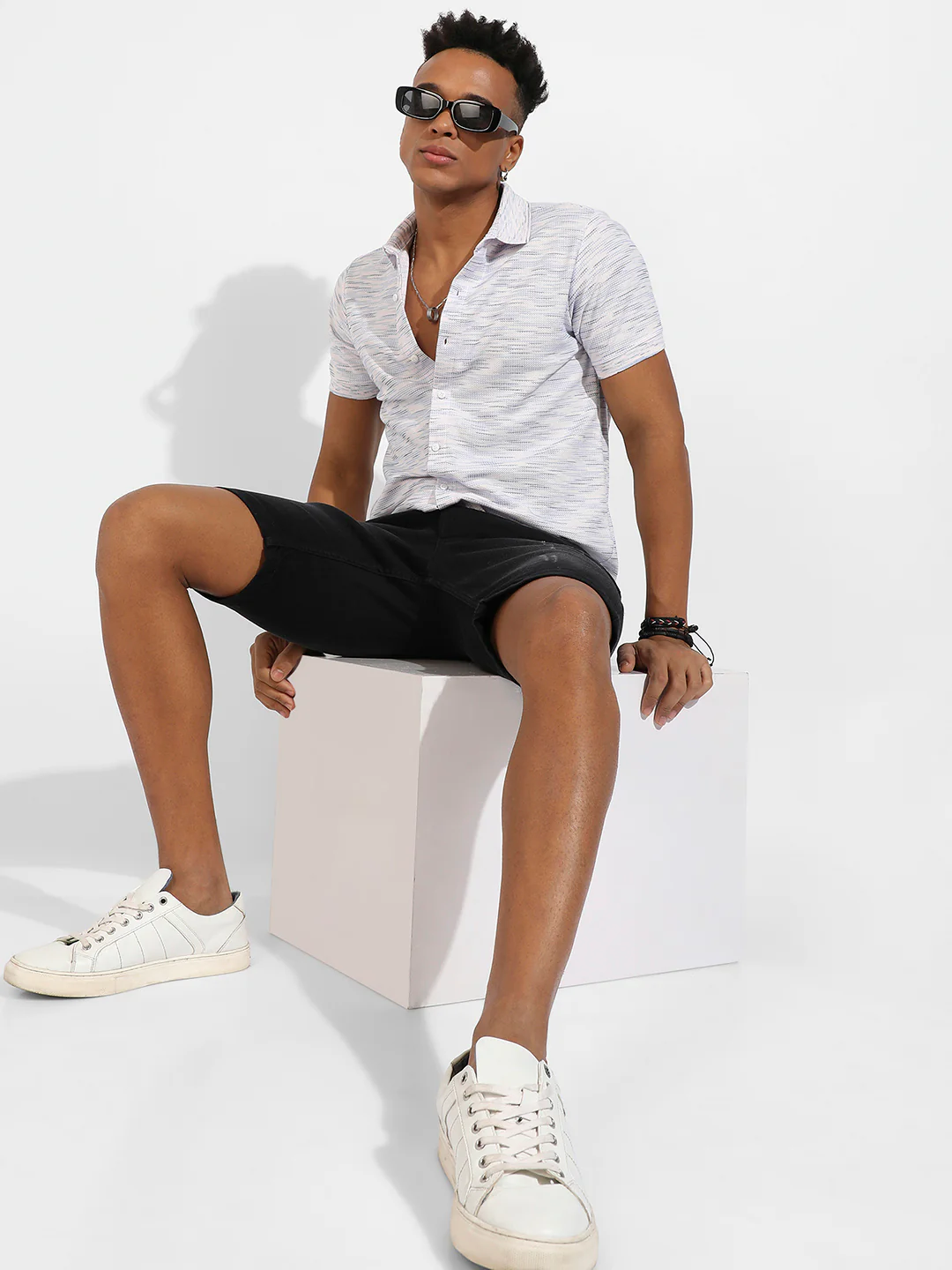 Honeycomb Knit Shirt - Image 6